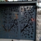 Dekorativen metalen portal