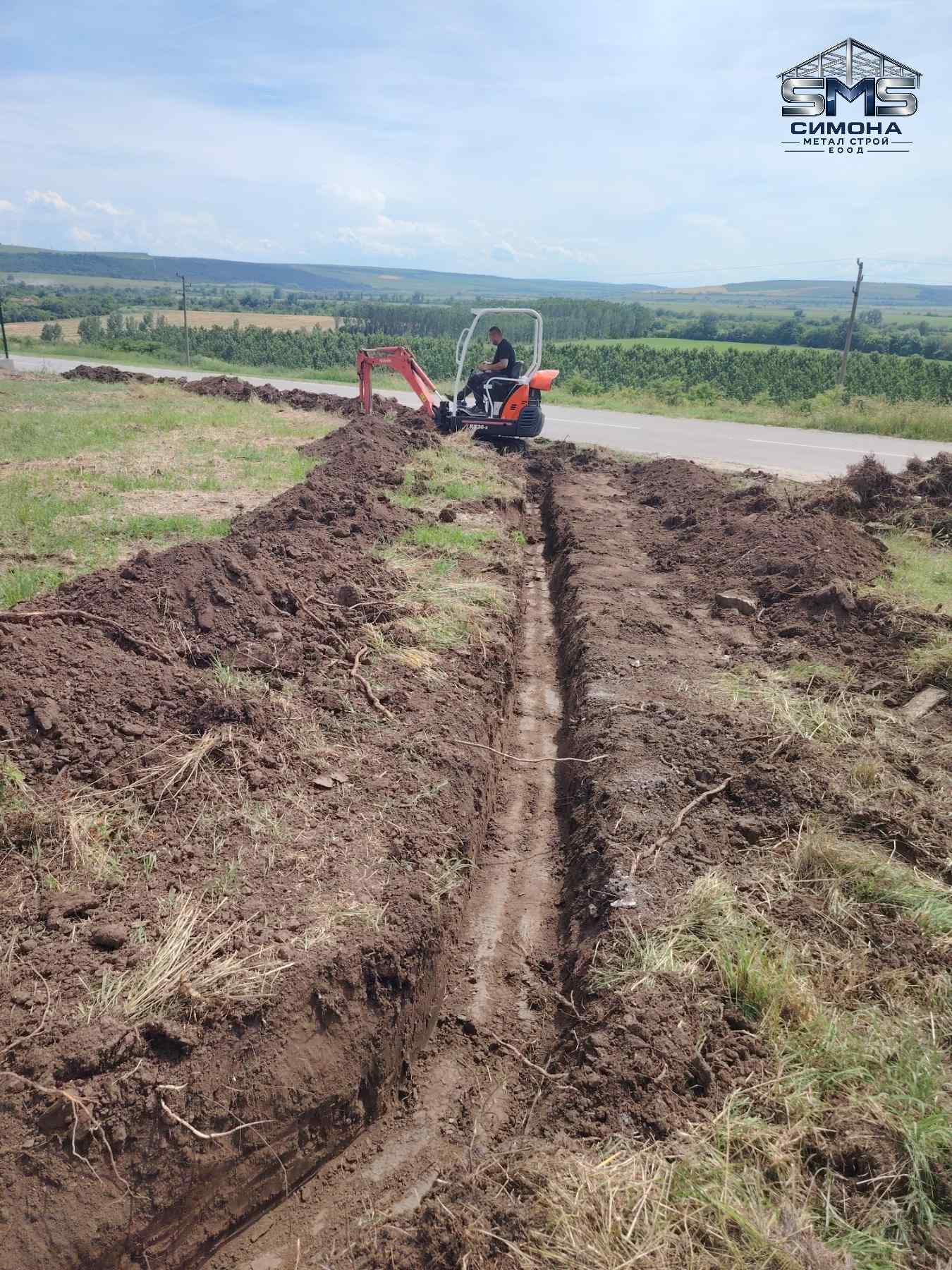 Podgotovka na teren za panelna ograda
